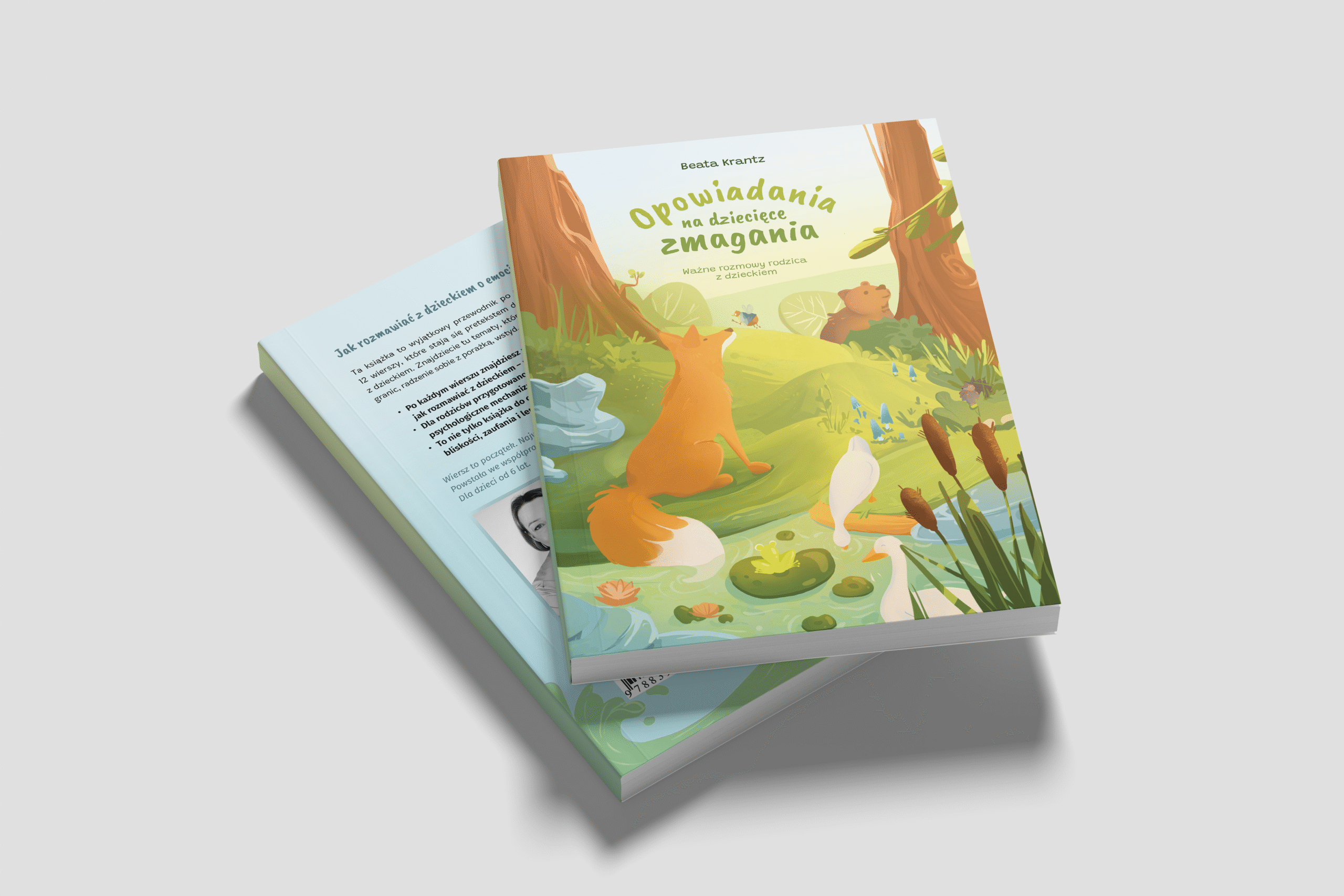 Okładka książki "opowiadania na dziecięce zmagania. ważne rozmowy z dzieckiem."